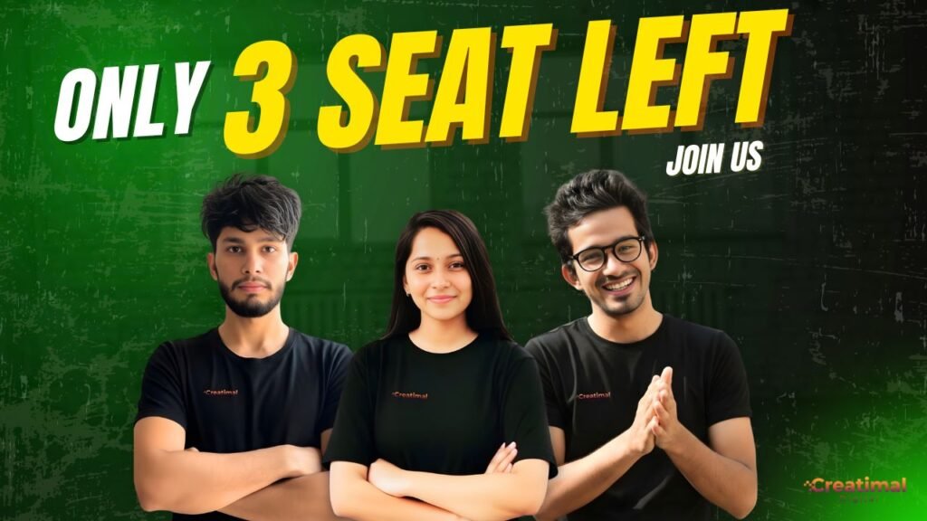 Creatimal best video editing course provider in bhiwani